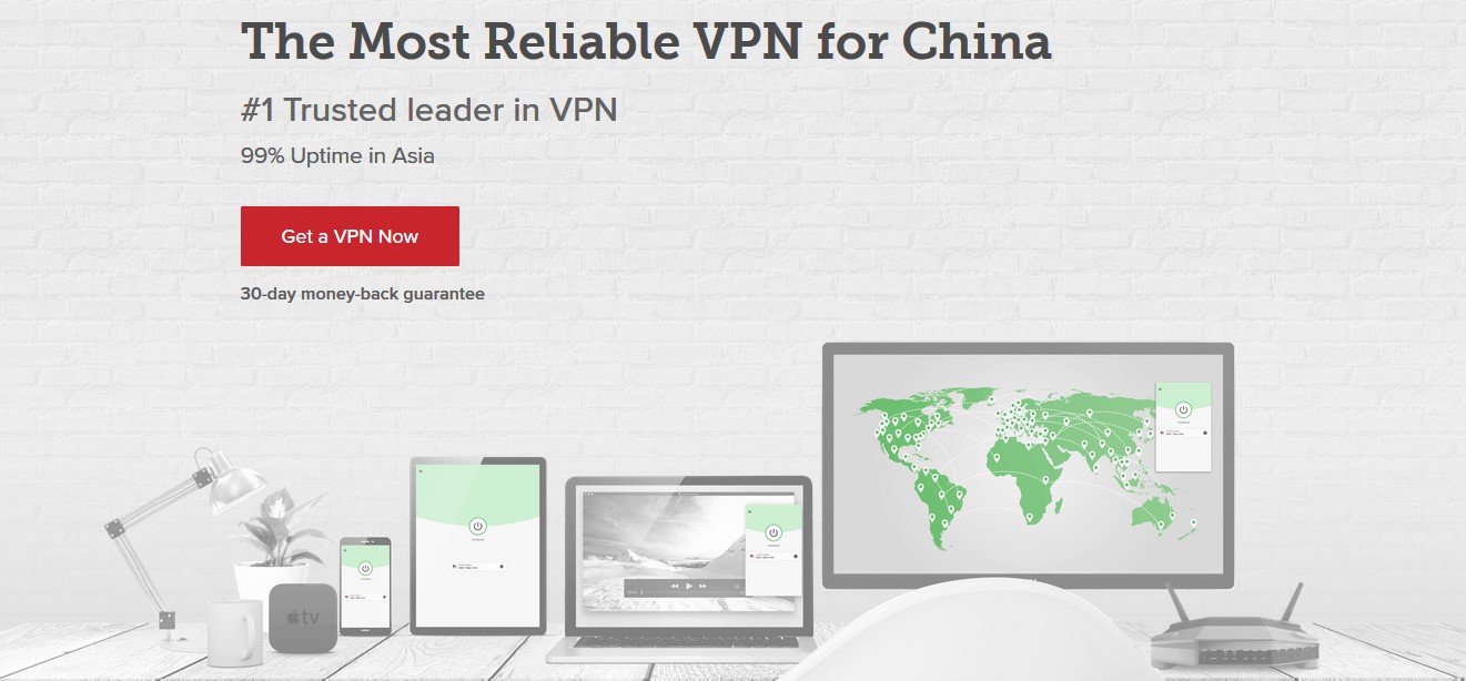 ExpressVPN most reliable VPN for China