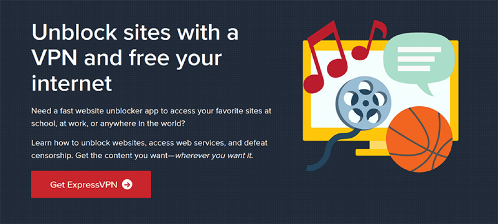 ExpressVPN unblock sites