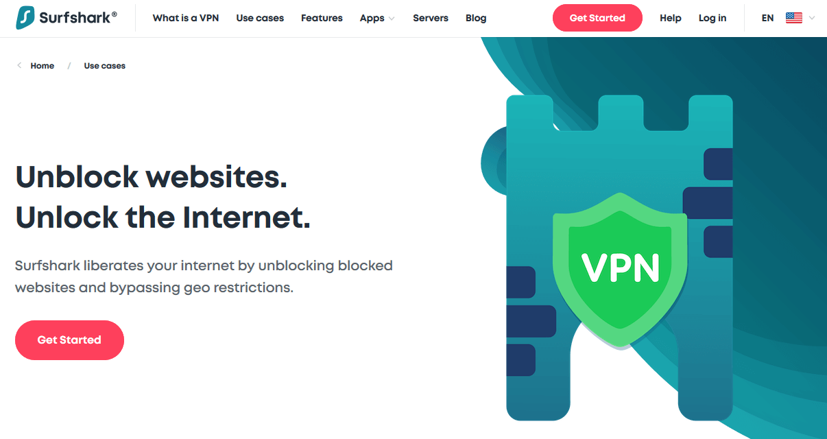 Unblock websites and censorship Surfshark