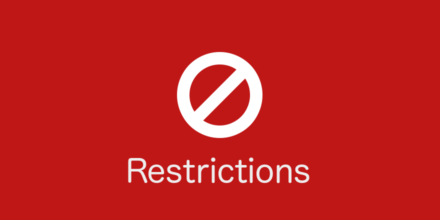 restrictions