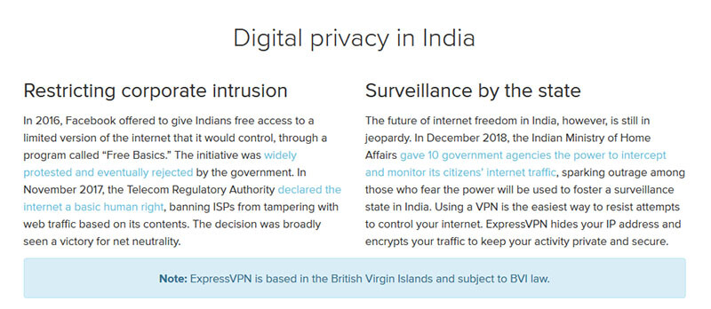 Digital Privacy in India