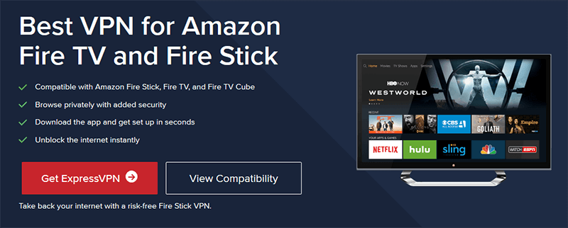 ExpressVPN on Amazon Fire TV Stick