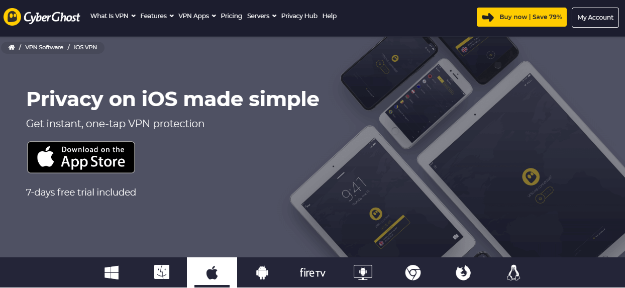 CyberGhost iPhone
