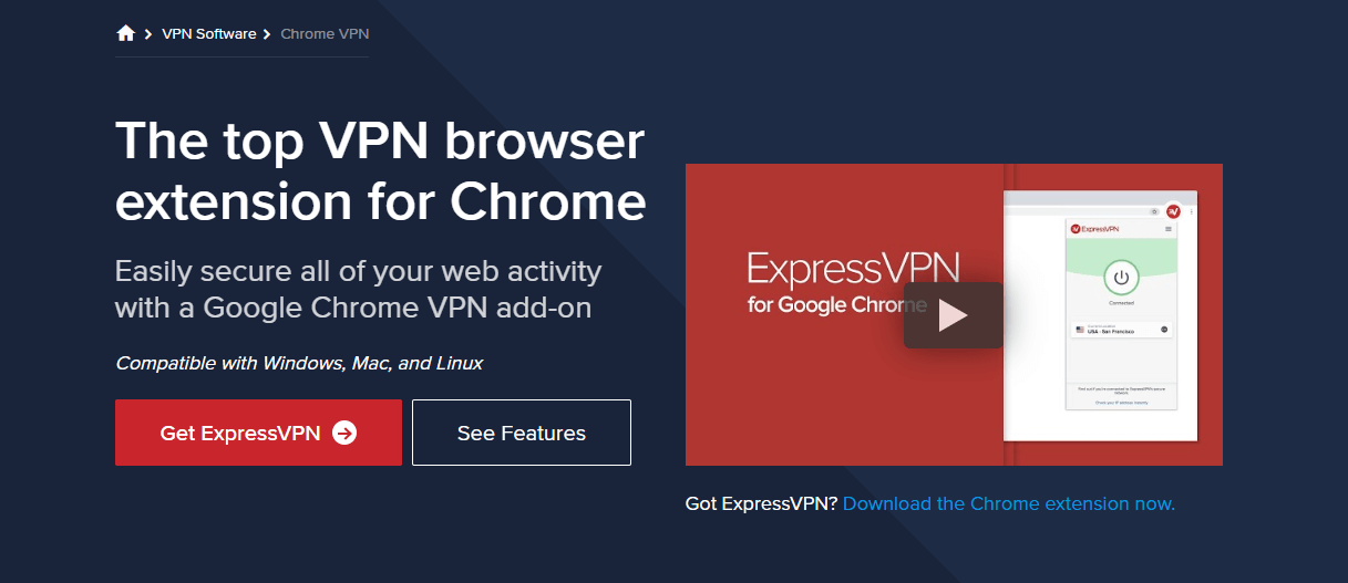 google chrome exprevpn