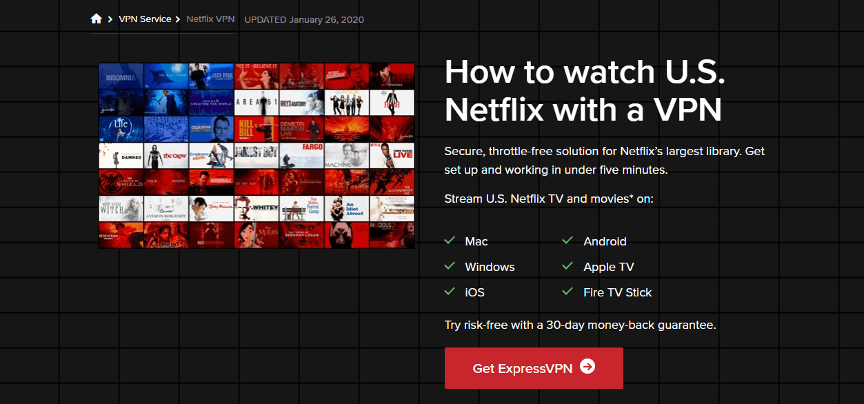 ExpressVPN Netflix