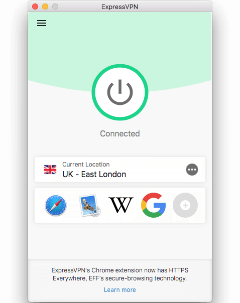 ExpressVPN UK server