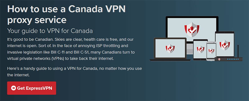 ExpressVPN in Canada