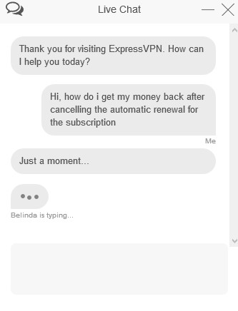 ExpressVPN live chat