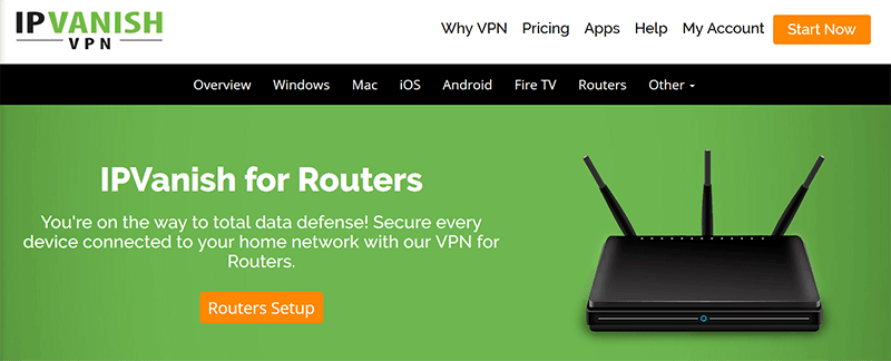 IPVanish on router