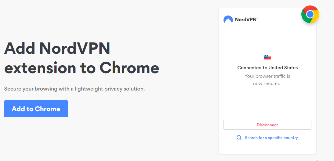 NordVPN Chrome
