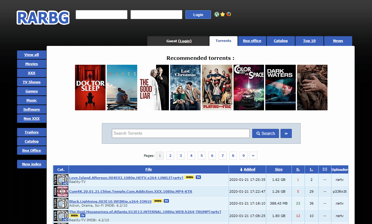 rarbg website