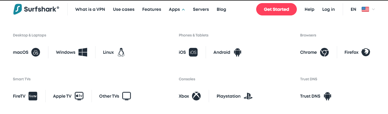 Surfshark Supported Devices