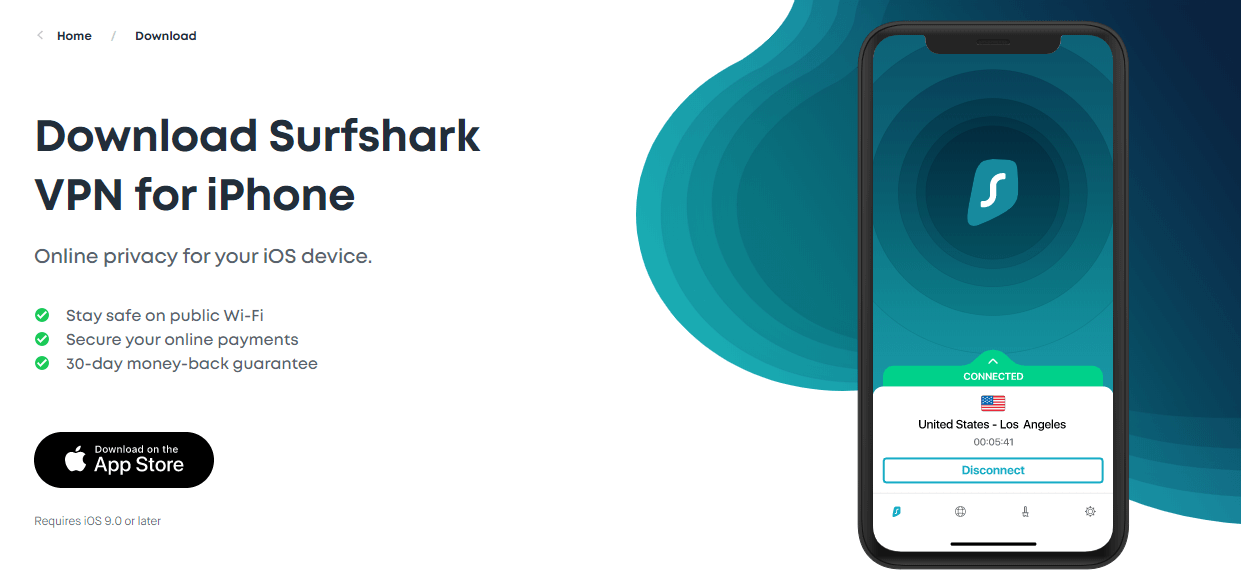 Surfshark iPad