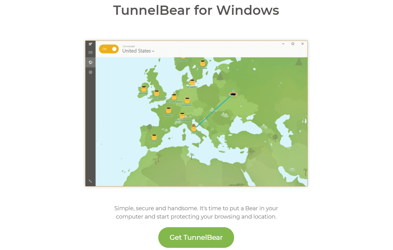 TunnelBear Windows