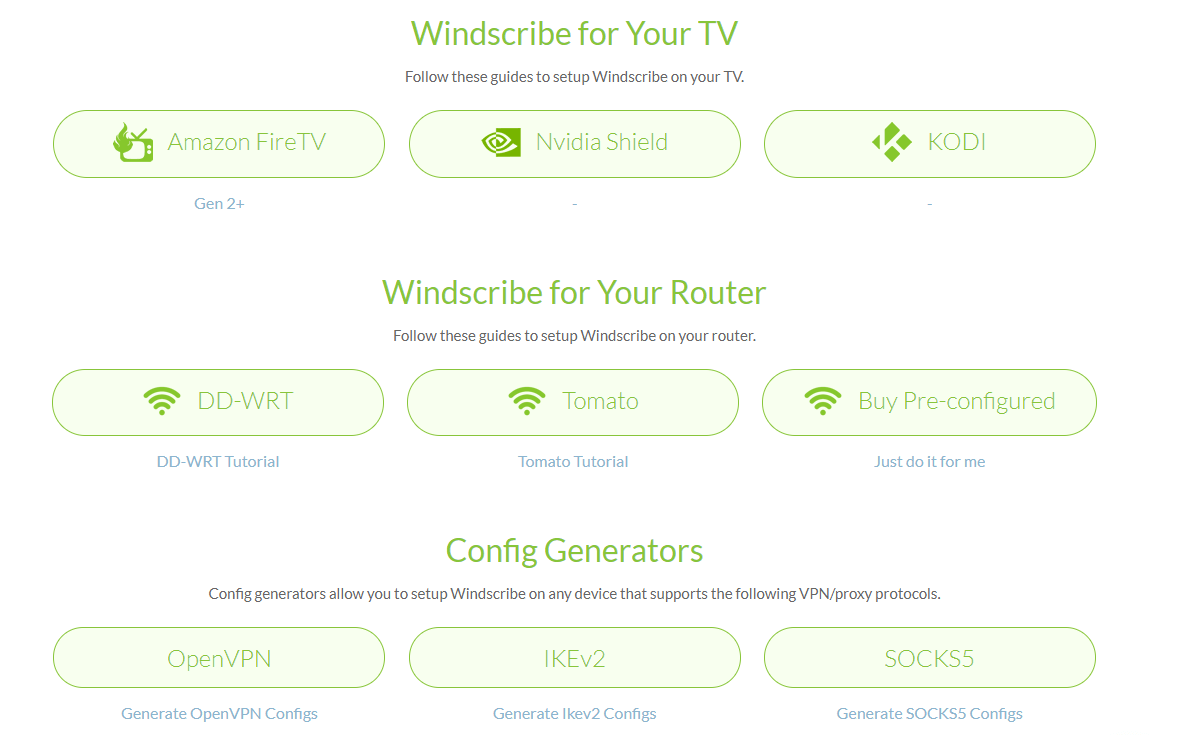 Windscribe Devices Supported 1