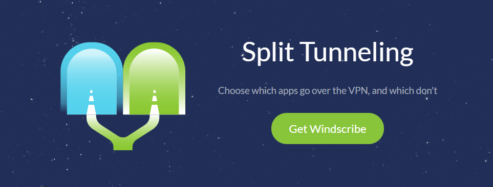 Windscribe Split Tunneling