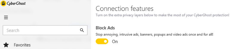 Ad blocker CyberGhost