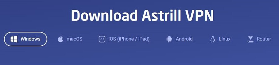 astrill iphone