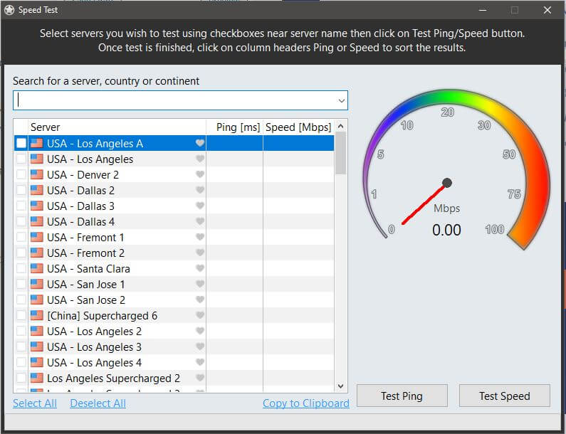 Astrill VPN Speed Test