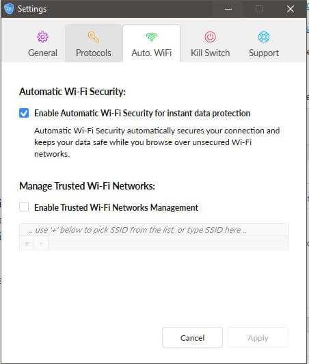 SaferVPN Wi-Fi Security