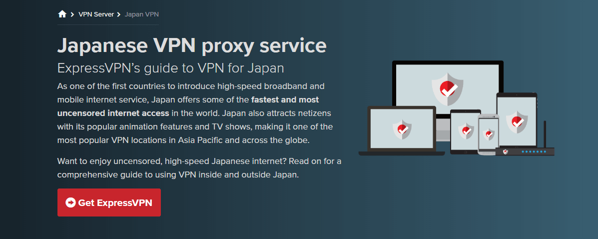 ExpressVPN Japan