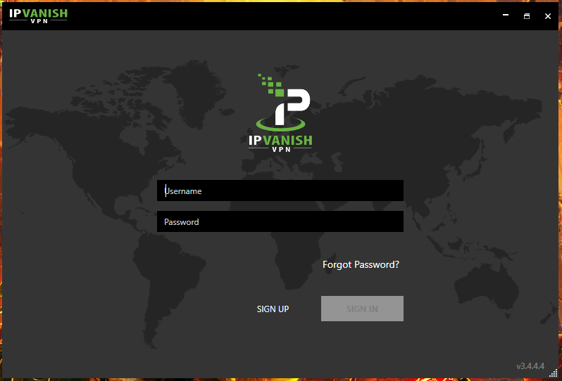 IPVanish Windows Log In