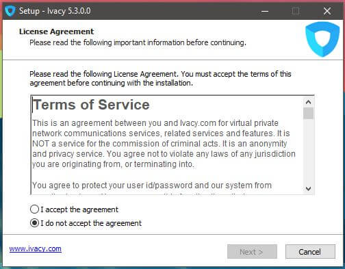 Ivacy Windows Setup 1