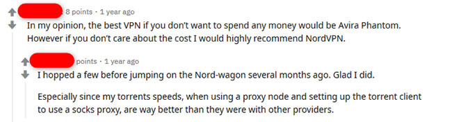 nordvpn review reddit