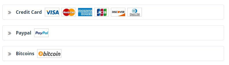 PrivateVPN Payment Methods