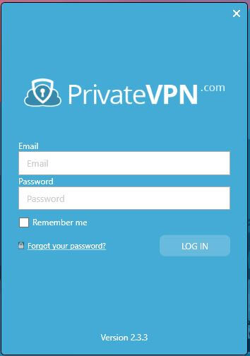 PrivateVPN Windows App