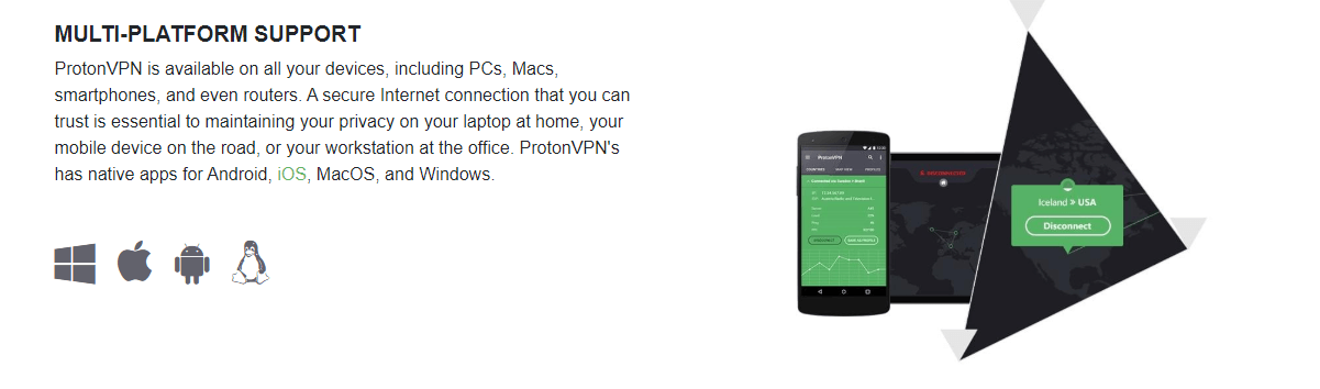 ProtonVPN Devices Supported