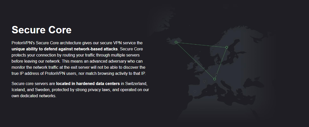 ProtonVPN Secure Core Feature