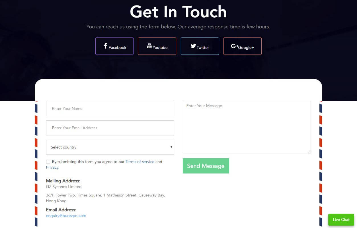 PureVPN Contact
