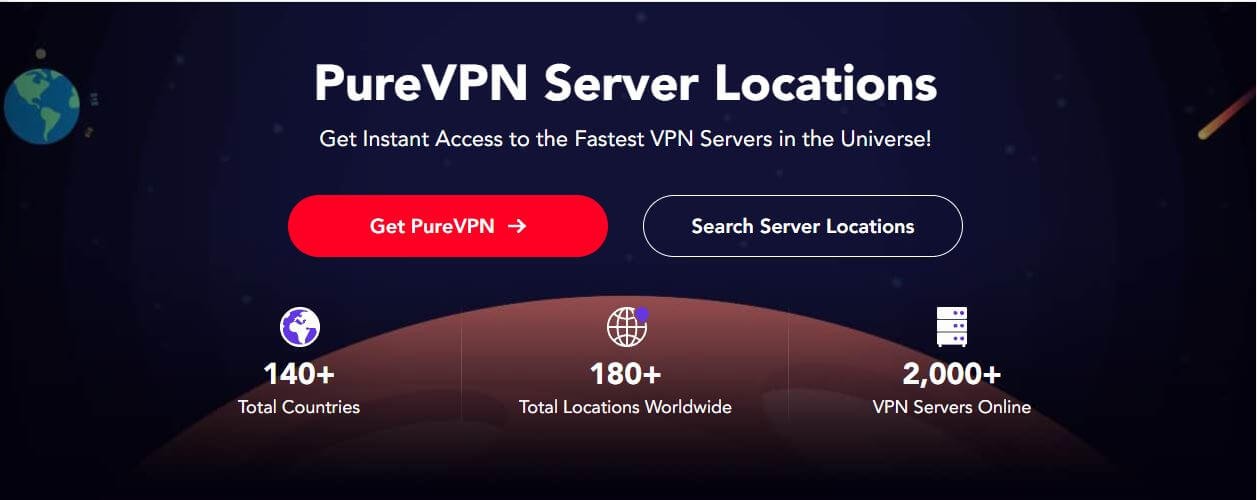 PureVPN Servers