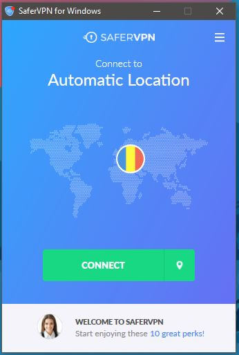 SaferVPN Windows App 2