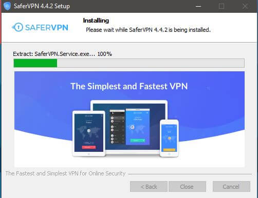 SaferVPN Windows Setup 3