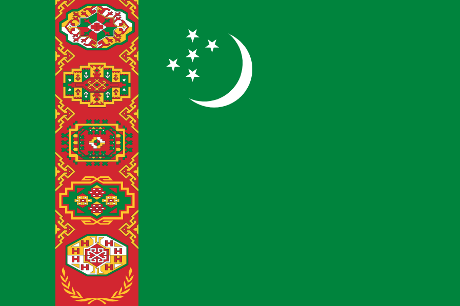 Turkmenistan Flag