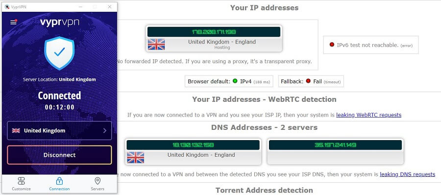 VyprVPN IP Leak