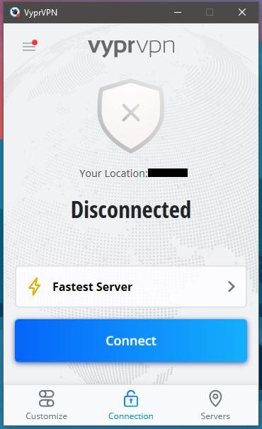 VyprVPN Windows App 1