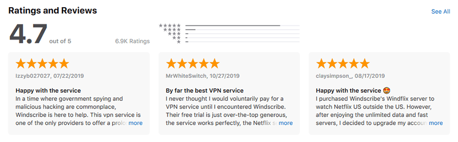 2017 ratings for best vpn for mac os x and iphone 6 for use in the united states