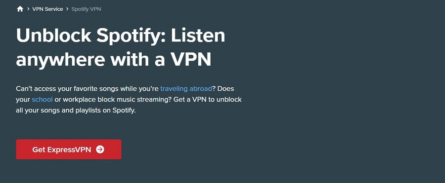 ExpressVPN Spotify