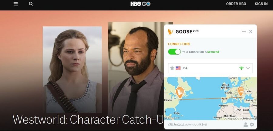 Goose VPN HBO GO