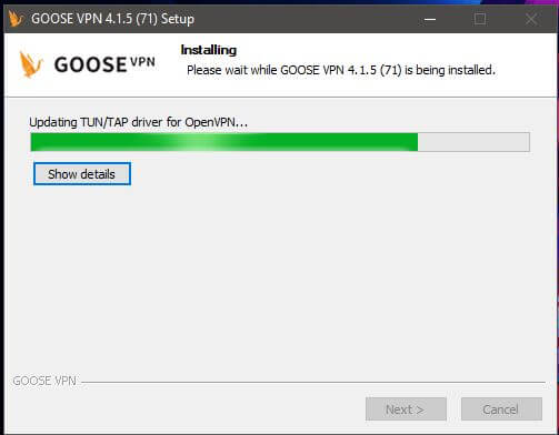 Goose VPN Windows 3