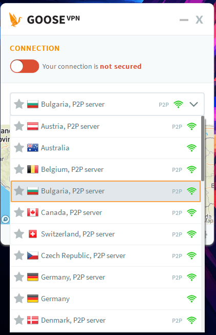 Goose VPN Windows App 3