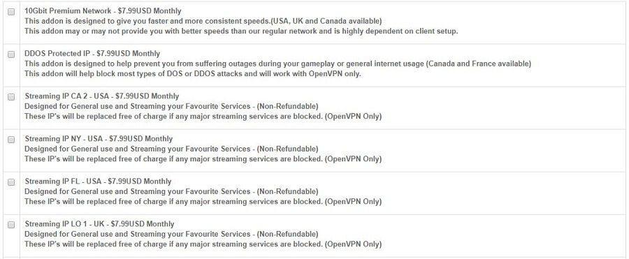 TorGuard Dedicated IPs