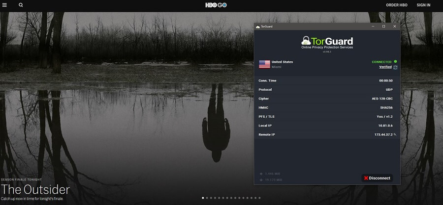 TorGuard HBO GO