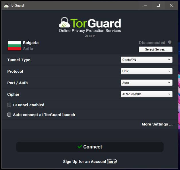 TorGuard Windows App 1