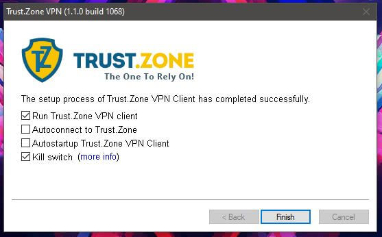 Trust.Zone Windows Setup 3