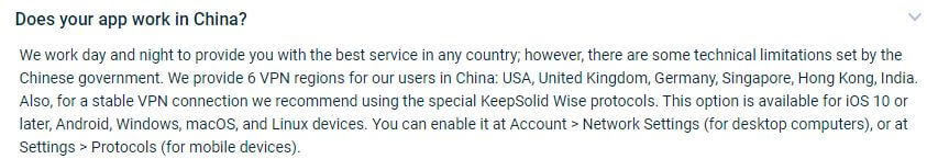 VPN Unlimited China