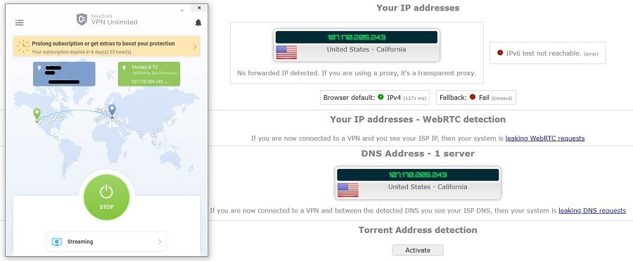 VPN Unlimited IP Leak Test